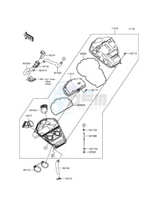 VERSYS_650_ABS KLE650FFF XX (EU ME A(FRICA) drawing Air Cleaner