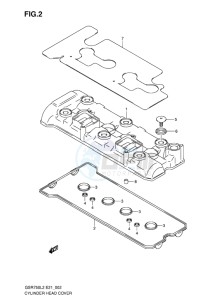 GSR750 EU drawing CYLINDER HEAD COVER