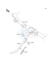 VN 1700 A [VULCAN 1700 VOYAGER] (9FA) A9F drawing STAND-- S- -