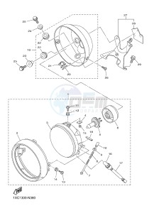 XVS950CU XV950R XV950 R-SPEC (2DE1) drawing HEADLIGHT