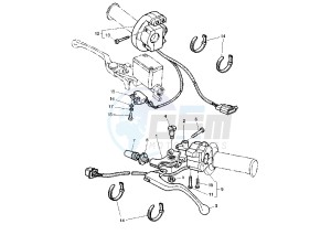 TT R 600 drawing HANDLE SWITCH -LEVER