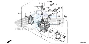 TRX420FA6H Europe Direct - (ED) drawing THROTTLE BODY