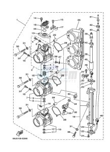 FL200A drawing THROTTLE-BODY