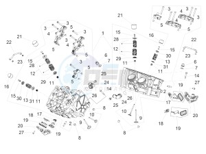 RSV4 1100 RACING FACTORY E4 ABS (APAC) drawing Cylinder head - valves