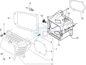 Zip 50 4T drawing Cylinder head cover