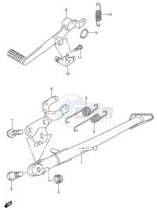 GSX-R600 (E2) drawing STAND