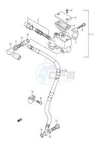 TS200R (E28) drawing FRONT MASTER CYLINDER