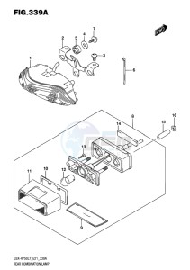 GSX-R750 EU drawing REAR COMBINATION LAMP