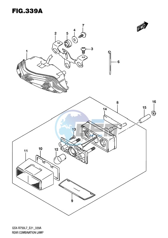 REAR COMBINATION LAMP