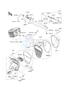 VN 900 B [VULCAN 900 CLASSIC] (6F-9F) B6F drawing AIR CLEANER