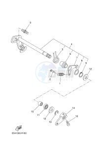 MTM690-U MTM-690-U XSR700 (B348 B348 B348) drawing SHIFT SHAFT