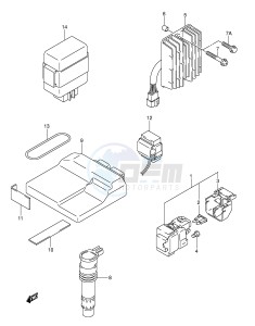 GSX-R600 (E2) drawing ELECTRICAL