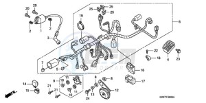 CBF125MA France - (F) drawing WIRE HARNESS