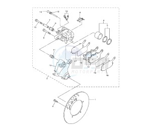 FZ8-SA 800 drawing REAR BRAKE CALIPER