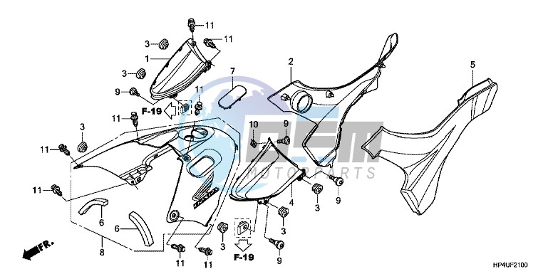 SIDE COVER/ TANK COVER