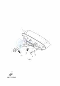 YFM700FWAD YFM70GPHK (B4FJ) drawing TAILLIGHT