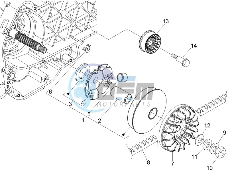 Driving pulley