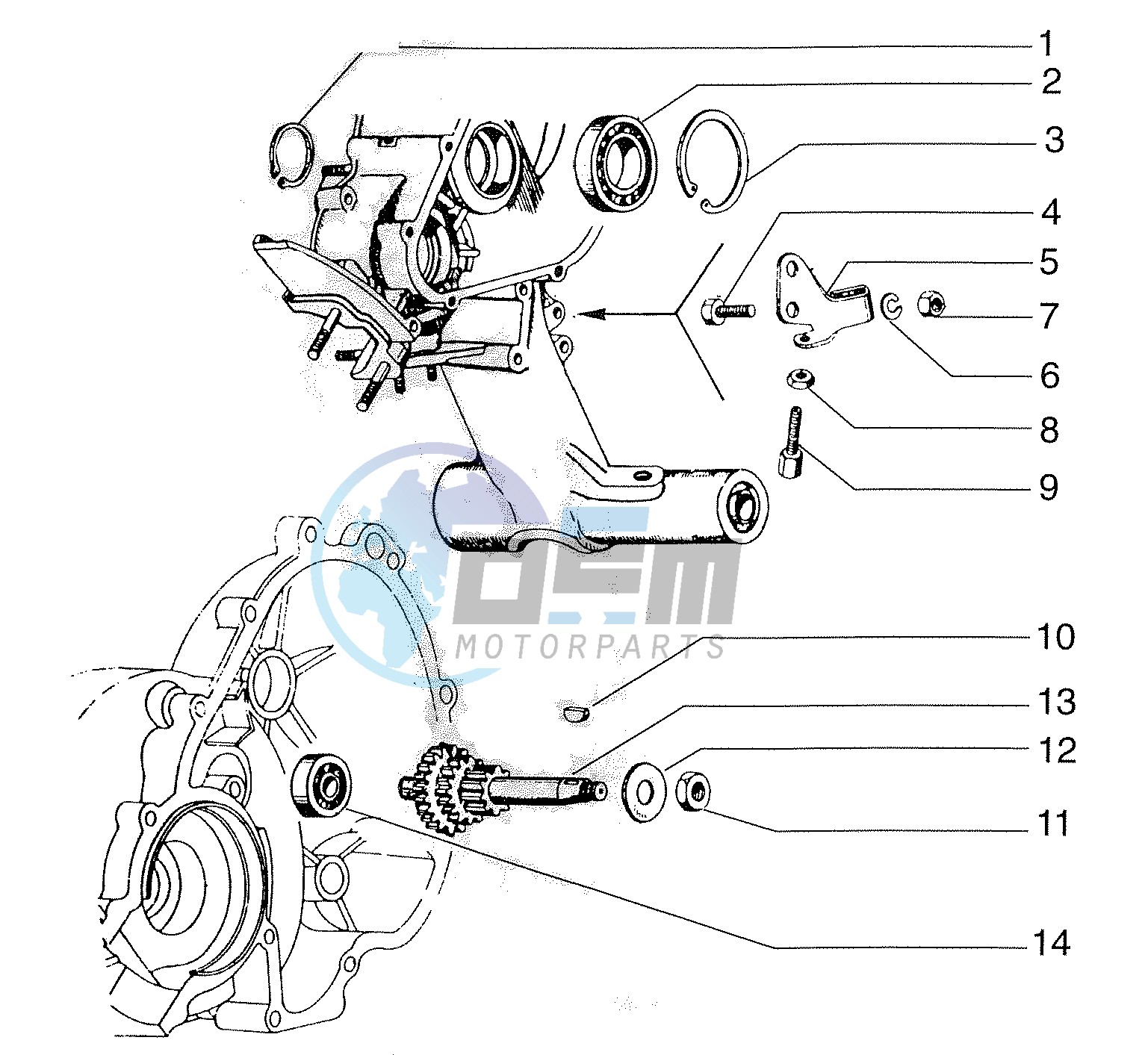 Gear box primary