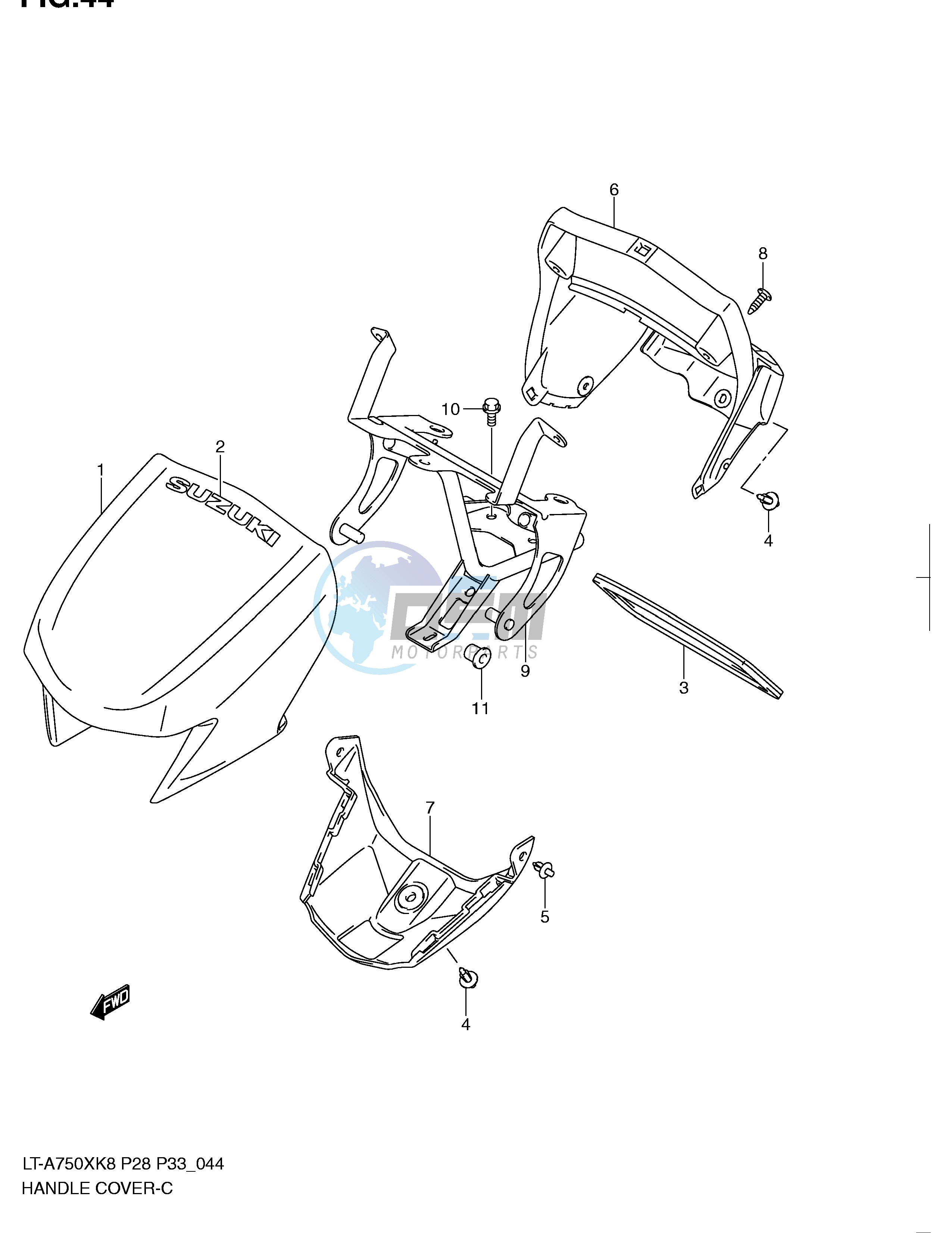 HANDLE COVER (MODEL K8 K9)