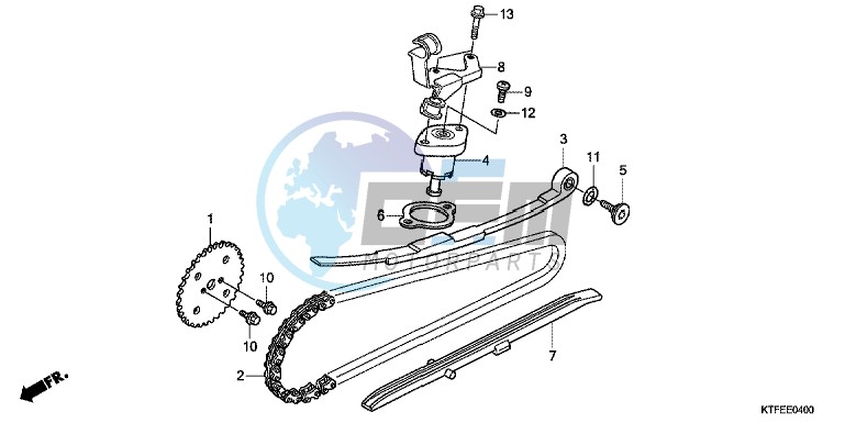 CAM CHAIN/TENSIONER