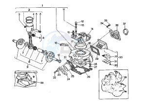 W8 125 drawing CRANKSHAFT-CYLINDER