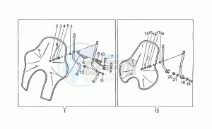 California 1100 drawing Windscreen