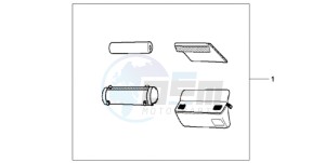 XL125VA EU / CMF - (EU / CMF) drawing HANDLE POCKET DX