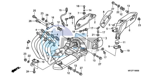 EXHAUST MUFFLER