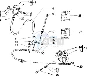 Free pptt 50 drawing Front brake cylinder-Brake caliper