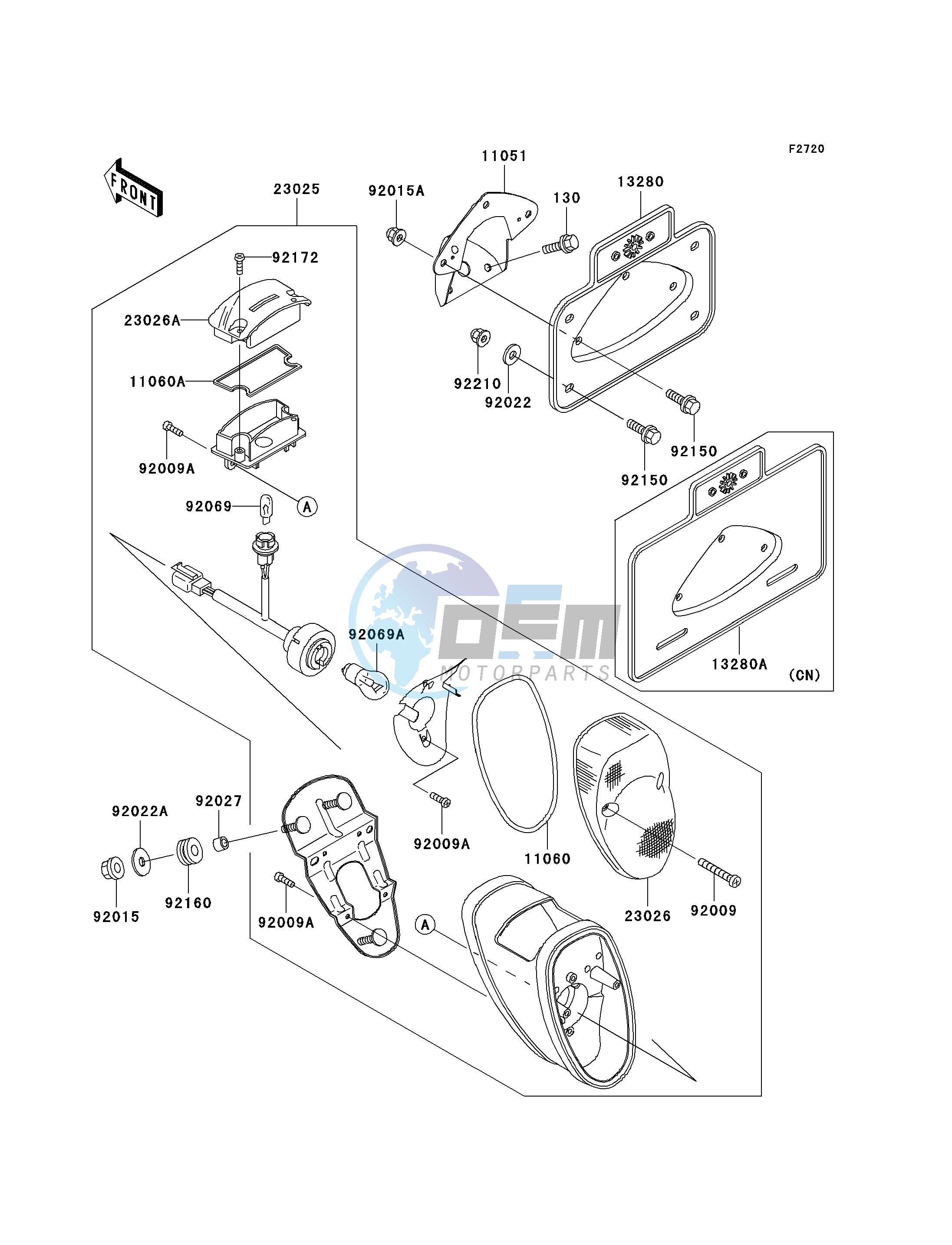 TAILLIGHT-- S- -