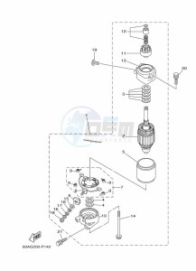 F50DETL drawing STARTING-MOTOR