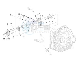 Audace 1400 Carbon 1380 (EMEA) drawing Oil pump