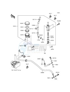 ER-6N_ABS ER650FGF XX (EU ME A(FRICA) drawing Rear Master Cylinder