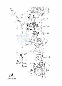 F250HETX drawing VENTILATEUR-DHUILE