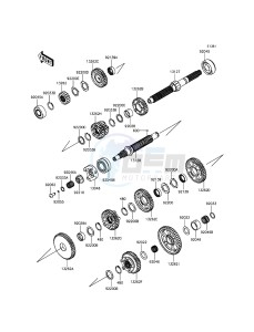 1400GTR ABS ZG1400EFF FR GB XX (EU ME A(FRICA) drawing Transmission