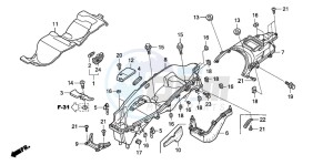 NSS250X FORZA X drawing LUGGAGE BOX