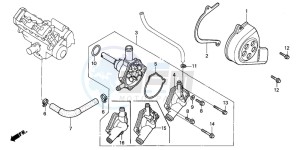 CBR600FS drawing WATER PUMP