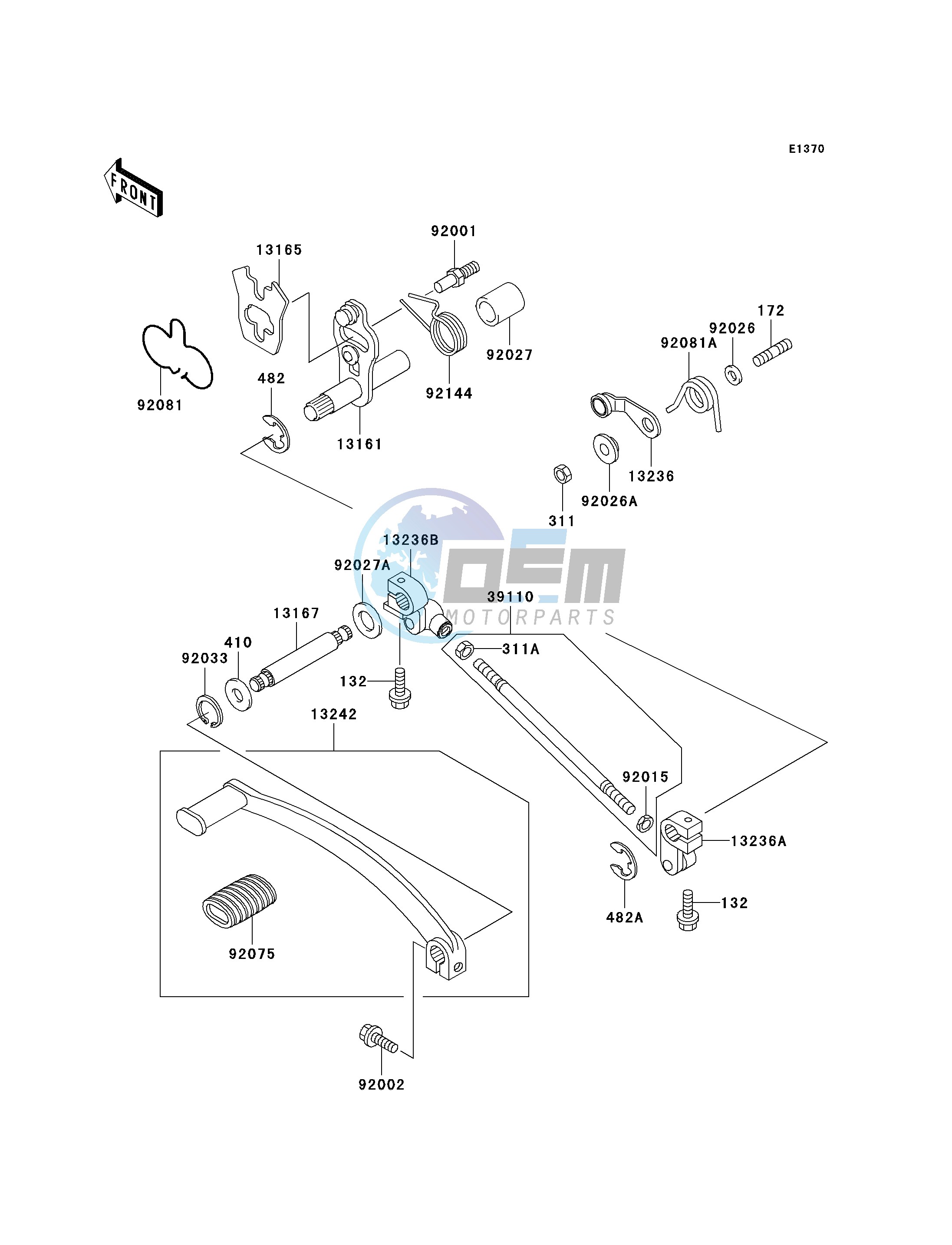 GEAR CHANGE MECHANISM