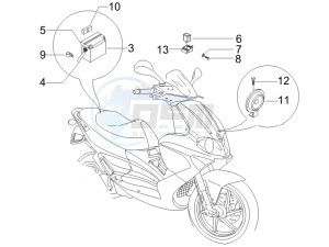 Runner 50 Pure Jet Race (CH) CH drawing Remote control switches - Battery - Horn