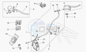 Nevada Classic 750 IE IE drawing Front brake system