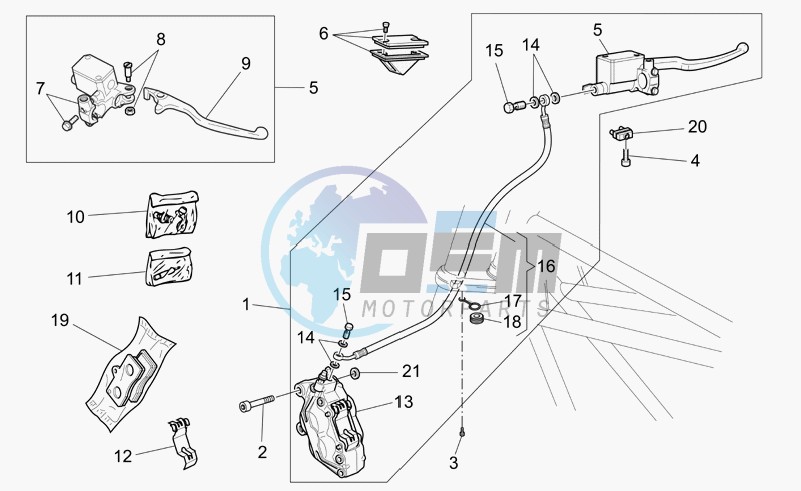 Front brake system