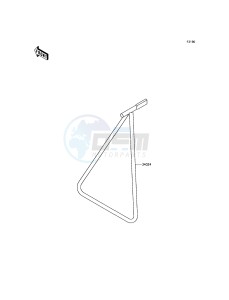 KX250F KX252AHF EU drawing Stand(s)