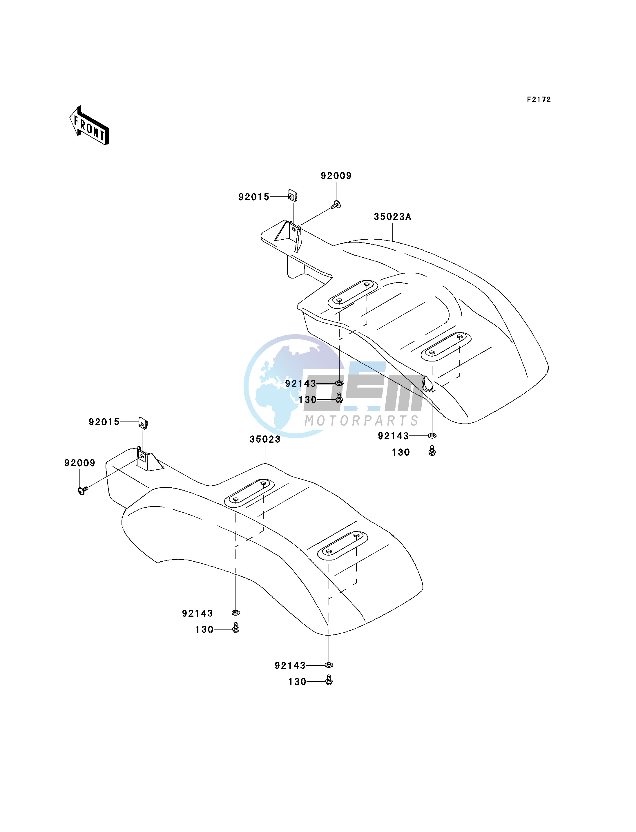 REAR FENDER-- S- -