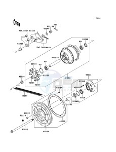 VN900 CLASSIC VN900BDF GB XX (EU ME A(FRICA) drawing Rear Hub