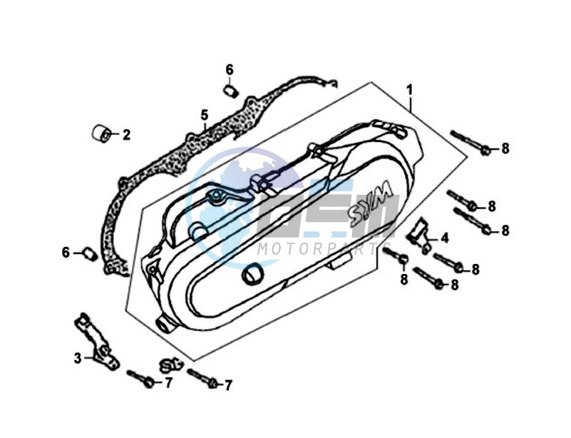 CRANKCASE LEFT