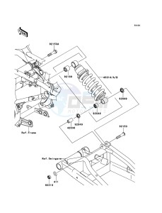 ER-6n ER650A6S GB XX (EU ME A(FRICA) drawing Suspension/Shock Absorber