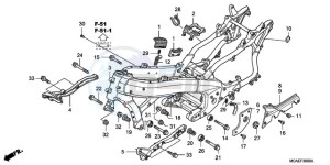 GL1800A France - (F / CMF) drawing FRAME BODY