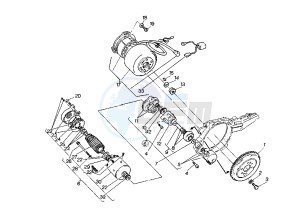 MITO EURO2 125 drawing FLYWHEEL-STARTING MOTOR