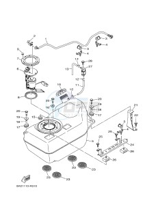 YXM700E YXM70VPXG VIKING EPS (B423) drawing FUEL TANK