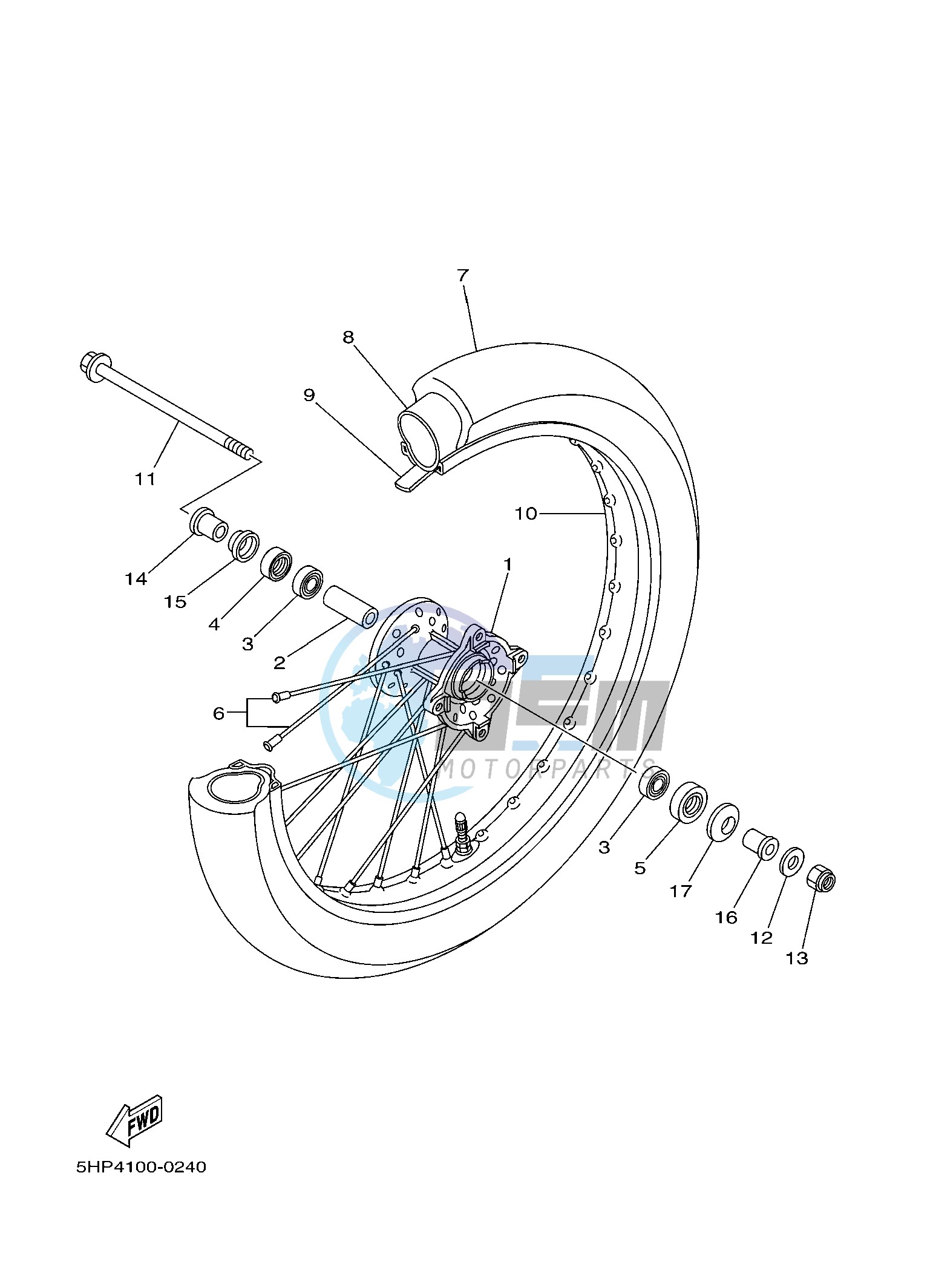 FRONT WHEEL